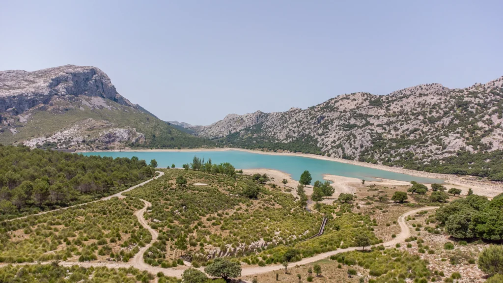 Embalse de Cúber en Mallorca